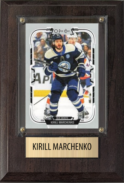 Kirill Marchenko Columbus Blue Jackets plaque