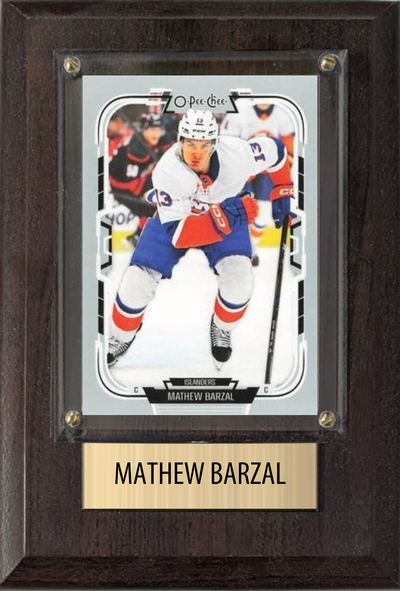 Mathew Barzal New York Islanders plaque