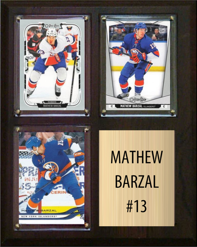 Mathew Barzal New York Islanders plaque