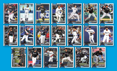 2026 Topps Series 1 & 2 Baseball Team Set 20 Cards Miami Marlins Alcantara Stowers