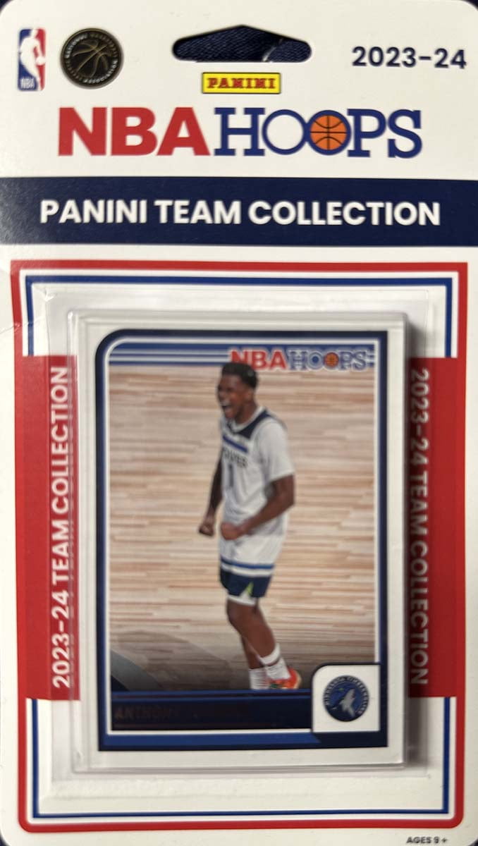 Minnesota Timberwolves 2023 2024 Hoops Factory Sealed Team Set Anthony Edwards plaque