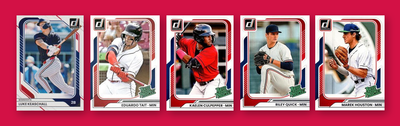 2026 Donruss Baseball Team Set 5 Cards Minnesota Twins Keaschall Houston
