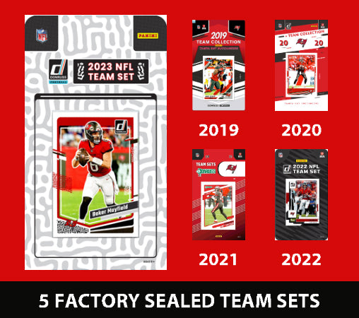 2023 Donruss Tampa Bay Bucaneers Team Set MultiPack 2022 Tom Brady 2021 2020 2019