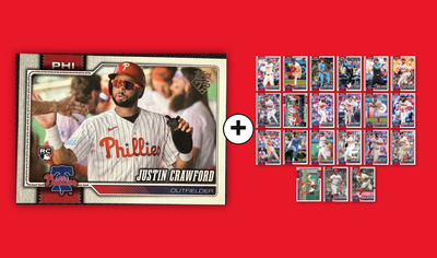 2026 Topps Philadelphia Phillies Team Set + Justin Crawford Exclusive Rookie #700 (22 Cards)