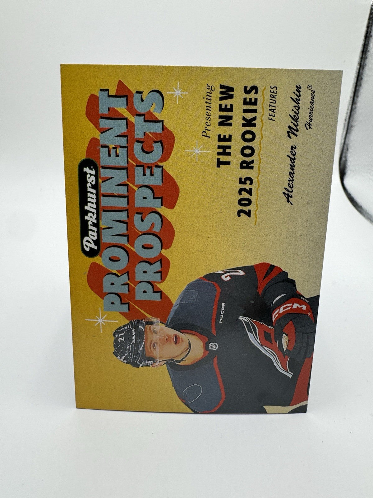 2025-26 Upper Deck Parkhurst Prominent Prospects Alexander Nikishin #PP-9