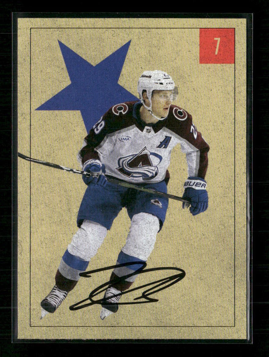 2025-26 UD Parkhurst 1954-55 Retros Nathan MacKinnon #7 - Colorado Avalanche
