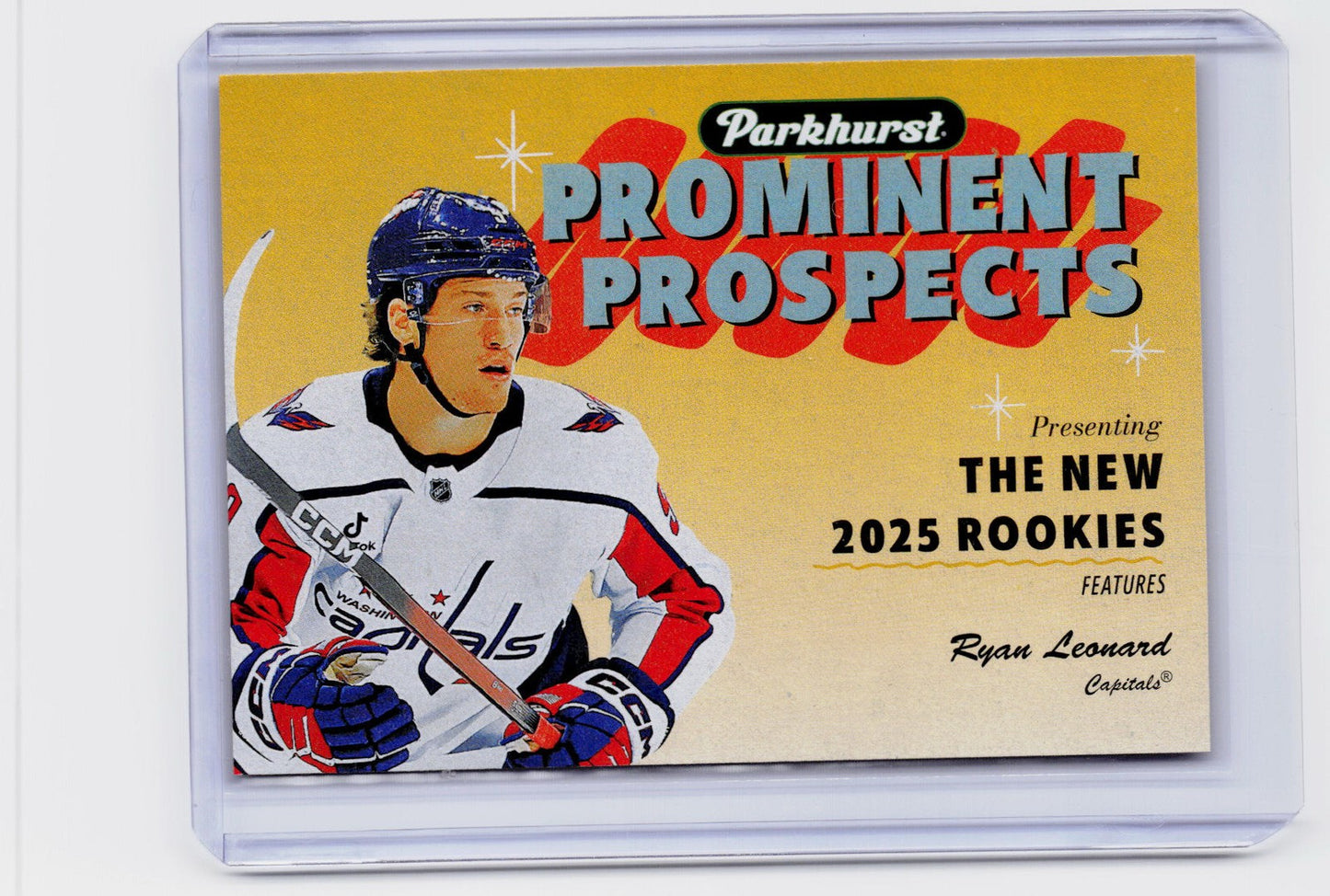 2025-26 Upper Deck Parkhurst Prominent Prospects Ryan Leonard #PP-3