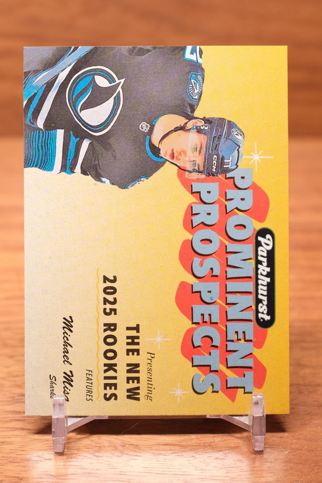 2025-26 UD Parkhurst Prominent Prospects Michael Misa #PP-10 - San Jose Sharks