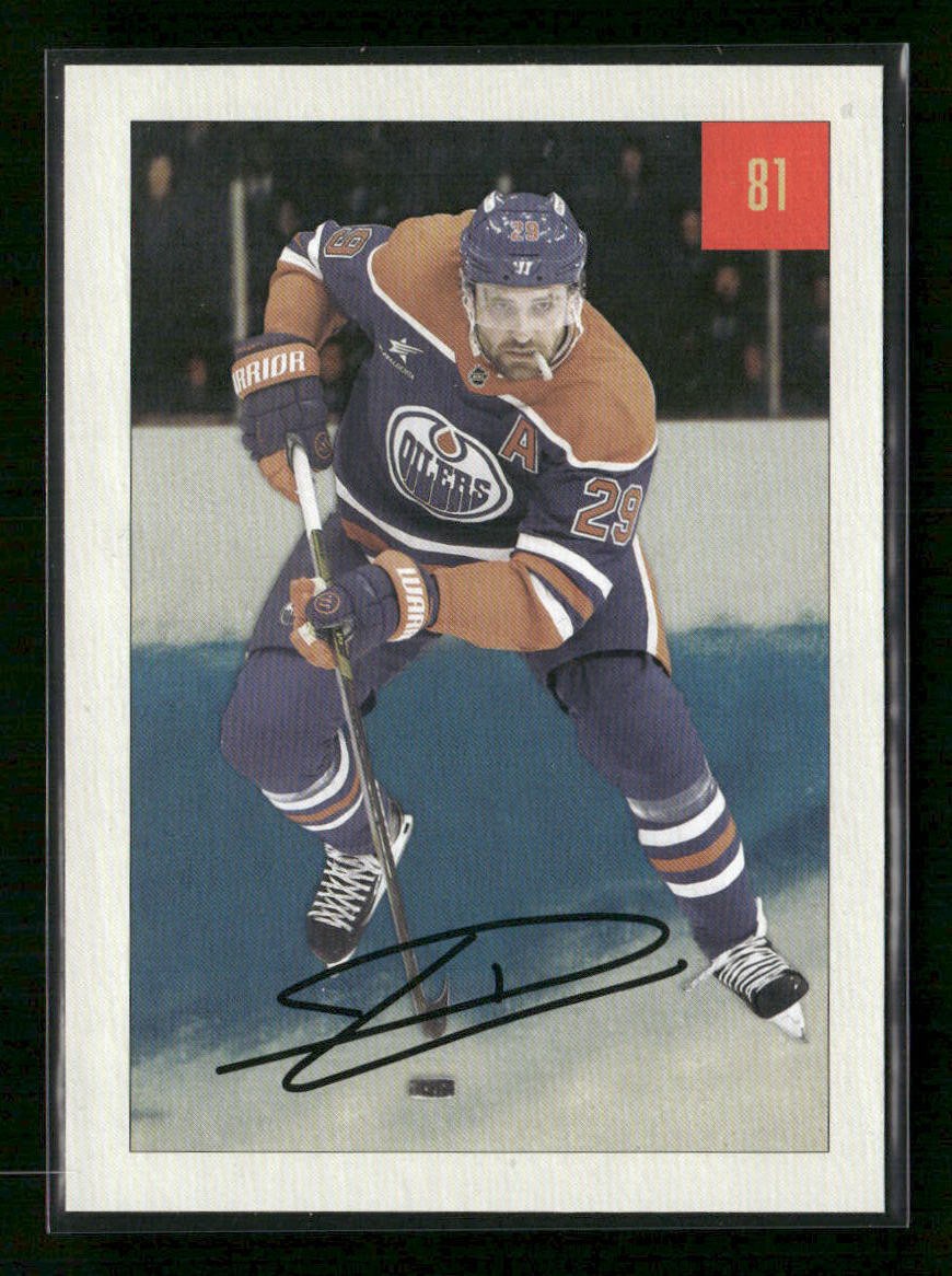2025-26 Upper Deck Parkhurst 1954-55 Retros Leon Draisaitl #81 - Edmonton Oilers