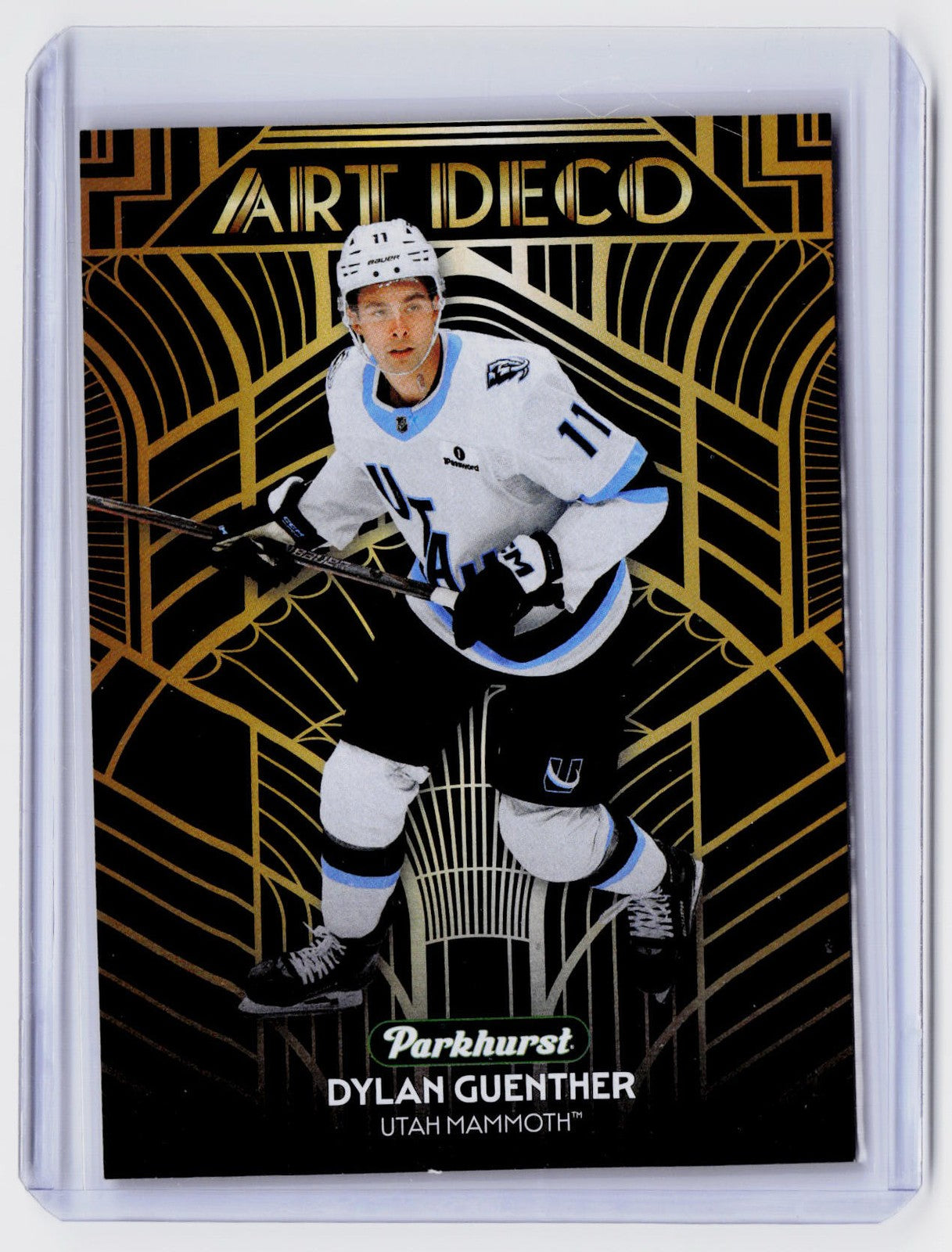 2025-26 Upper Deck Parkhurst Art Deco Dylan Guenther #AD-7 - Utah Mammoth