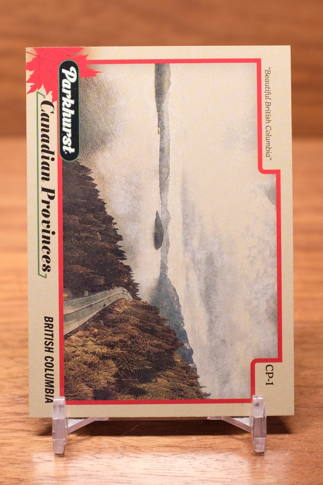 2025-26 Upper Deck Parkhurst Canadian Provinces British Columbia #CP-1