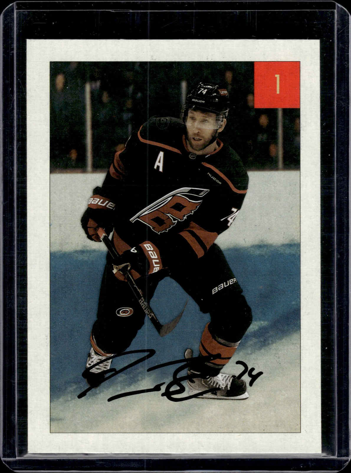 2025-26 UD Parkhurst 1954-55 Retros Jaccob Slavin #1 - Carolina Hurricanes