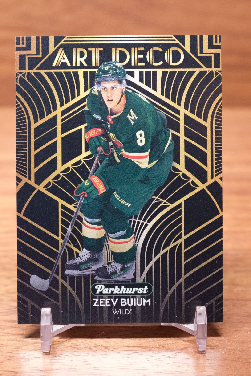 2025-26 Upper Deck Parkhurst Art Deco Zeev Buium #AD-6 - Minnesota Wild