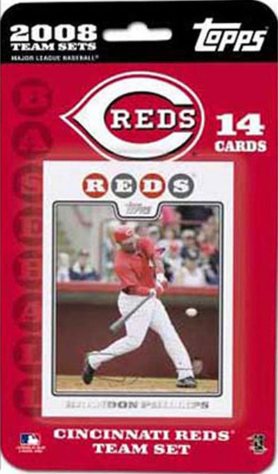 Topps Cincinnati Reds 9 Team Sets 2019 2017 2008 2006 + 2026 Series 1 Elly De La Cruz hand-collated team set