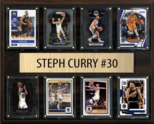 Stephen Curry 12x15 Golden State Warriors card plaque