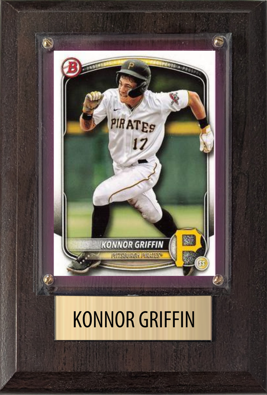 Konnor Griffin Pittsburgh Pirates 2026 Topps NOW card #49 - 19-Year-Old Top Prospect's 1st MLB AB is an RBI Double