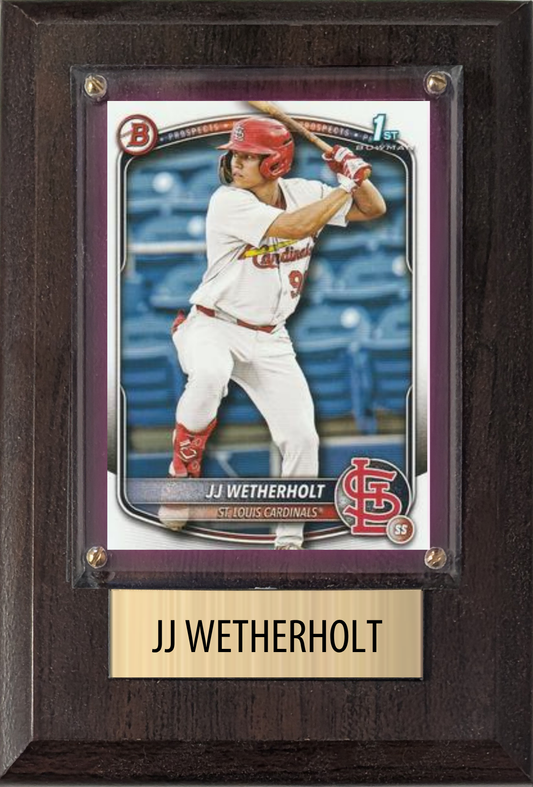 JJ Wetherholt St. Louis Cardinals 2026 Topps NOW card #18 - Walk-Off Hit Logs Club History Not Seen Since 1985
