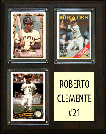Roberto Clemente Pittsburgh Pirates plaque