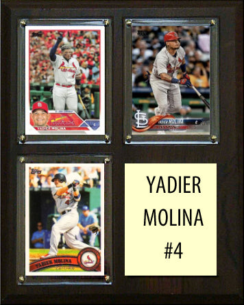 Yadier Molina St. Louis Cardinals plaque