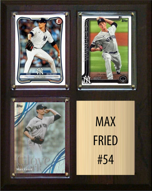 Max Fried New York Yankees 2026 Topps NOW card #2 - Scoreless Opening Day Start Makes Club History