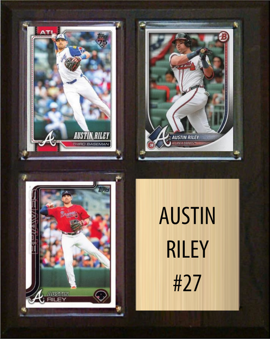 Austin Riley Atlanta Braves 2026 Topps NOW card #736 - 3rd Career Go-Ahead HR Ties a Postseason Record