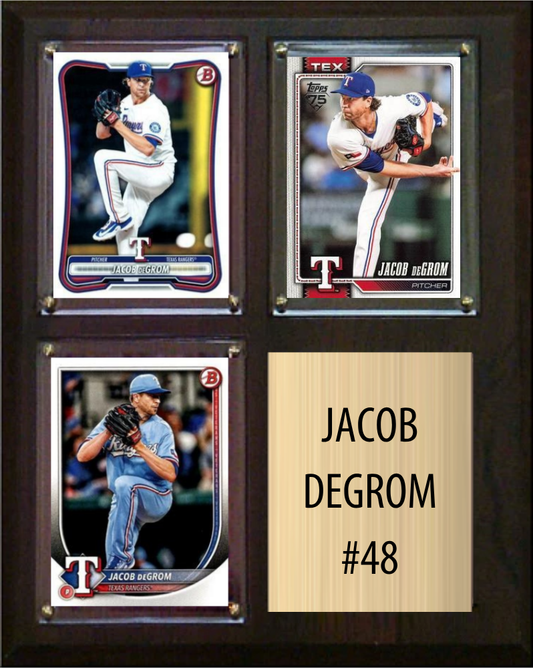 Jacob deGrom Texas Rangers 2026 Topps NOW card #188 - 2nd-Fewest Games and Innings to 1,900 Ks