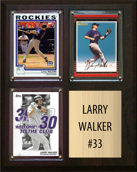 Larry Walker Colorado Rockies plaque