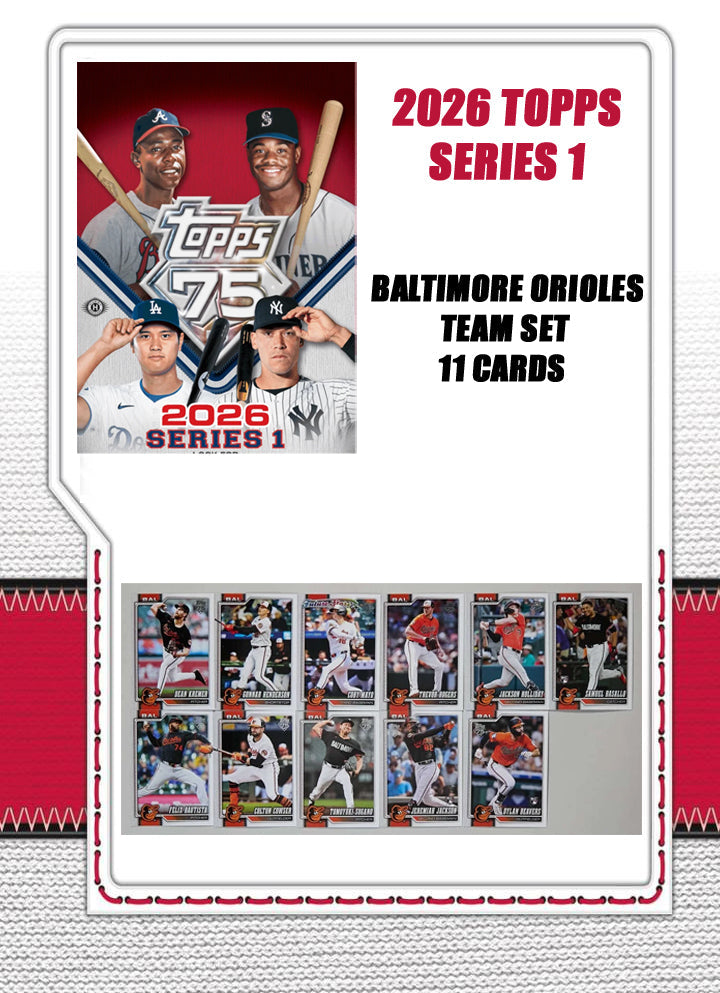 2026 Topps Baltimore Orioles Team Set Gunnar Henderson