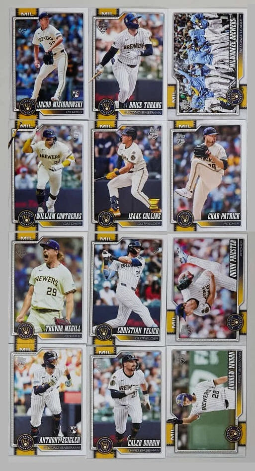 Christian Yelich Milwaukee Brewers 2026 Topps NOW card #27 - 1st Career Pinch-Hit HR Completes a Comeback Win