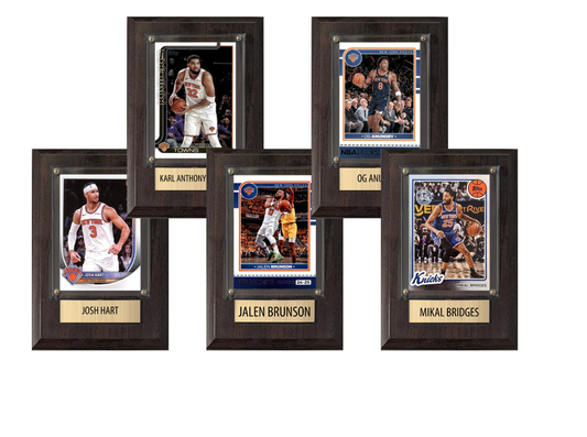 New York Knicks Starting Five Plaque Bundle