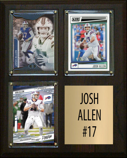 Bills 2026 NFL schedule gifts — featured plaque featuring Josh Allen
