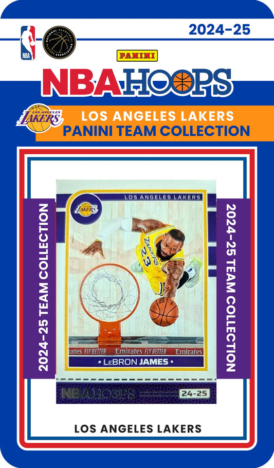 Los Angeles Lakers 2024-25 NBA Hoops Team Set LeBron James