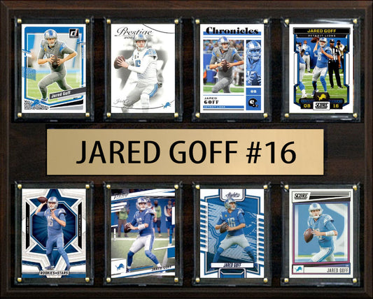 Jared Goff Detroit Lions plaque