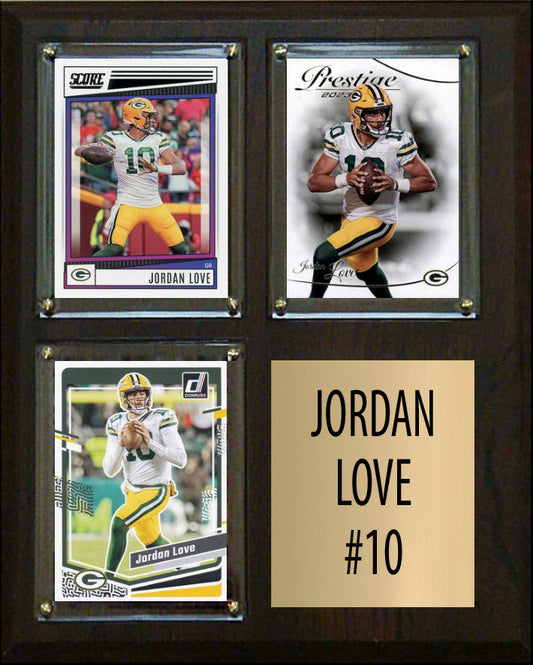Packers 2026 NFL schedule gifts — featured plaque featuring Jordan Love