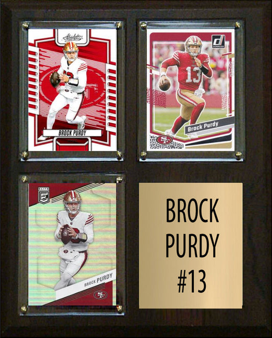 49ers 2026 NFL schedule gifts — featured plaque featuring Brock Purdy