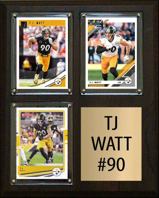 Steelers 2026 NFL schedule gifts — featured plaque featuring TJ Watt