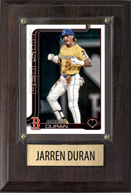 Jarren Duran Boston Red Sox 2026 Topps NOW card #594 - Go-Ahead Grand Slam Seals Victory in Extra Innings