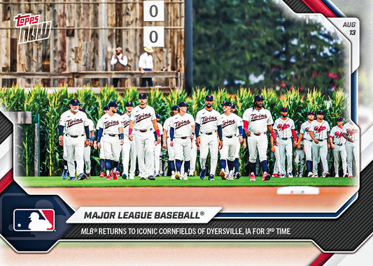 MLB MLB 2026 Topps NOW card #550 - MLB Returns to the Iconic Cornfields of Dyersville, IA for the 3rd Time