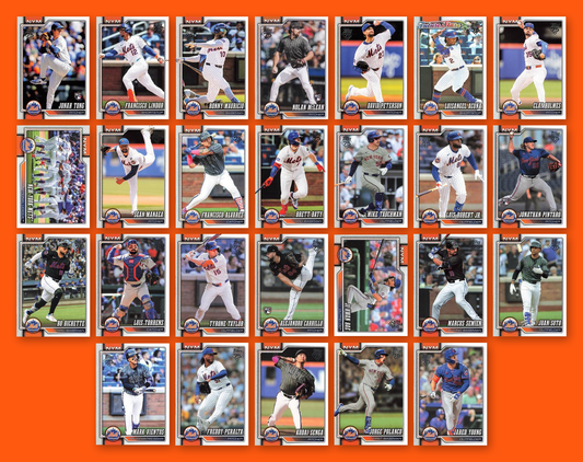 Carson Benge New York Mets 2026 Topps NOW card #562 - 1st Club Outfielder With 2 Assists to the Catcher in an Inning