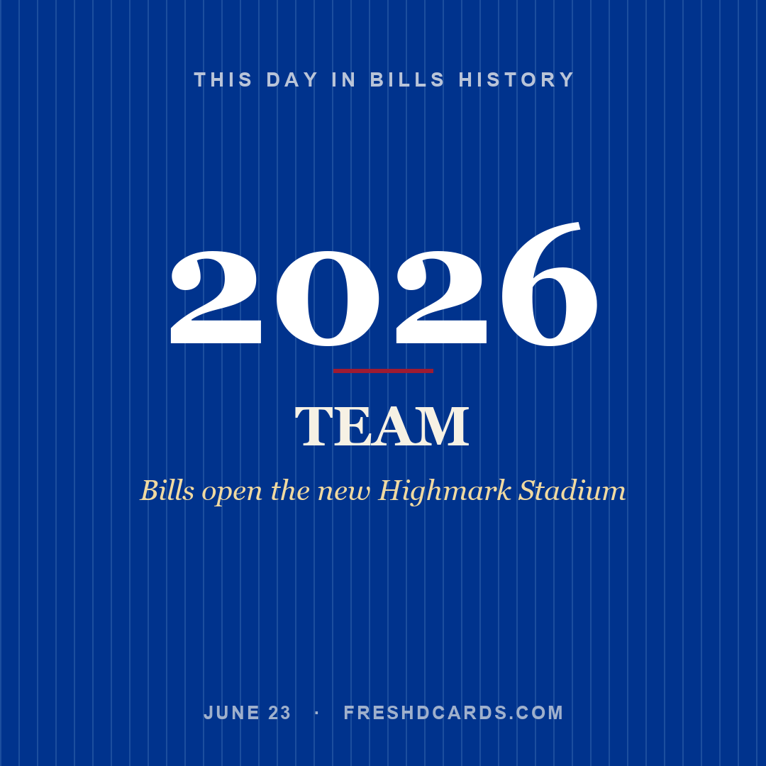 Bills: Bills, 2026, Bills open the new Highmark Stadium