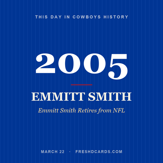 Cowboys: Emmitt Smith, 2005, Emmitt Smith Retires from NFL