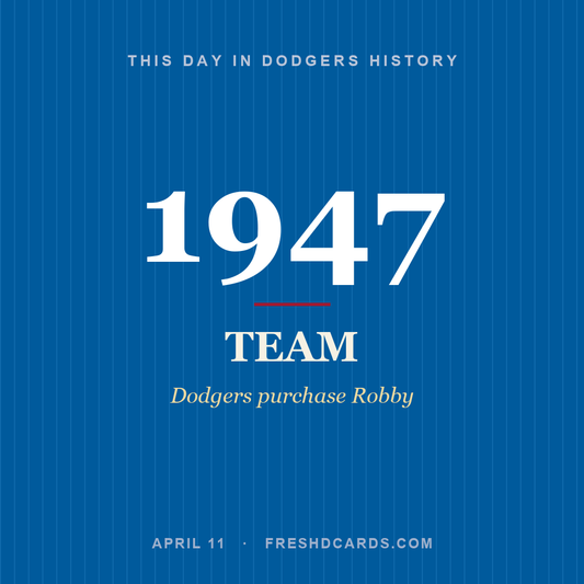 Dodgers: Dodgers, 1947, Dodgers purchase Robby