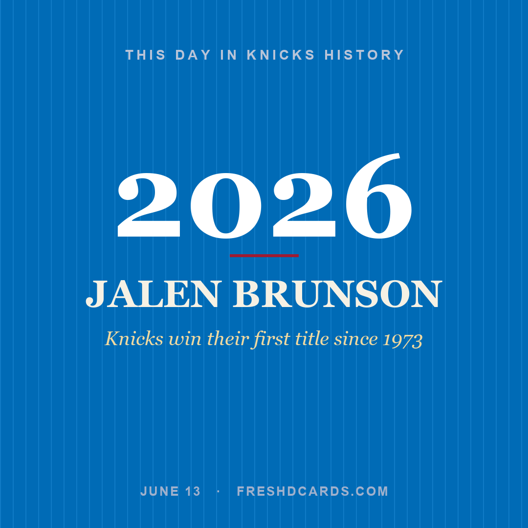 Knicks: Jalen Brunson, 2026, Knicks win their first title since 1973
