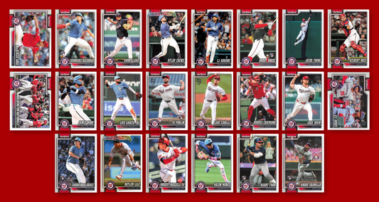 Andres Chaparro Washington Nationals 2026 Topps NOW card #460 - powered a big win with a multi-homer game and a career-high 8 RBI
