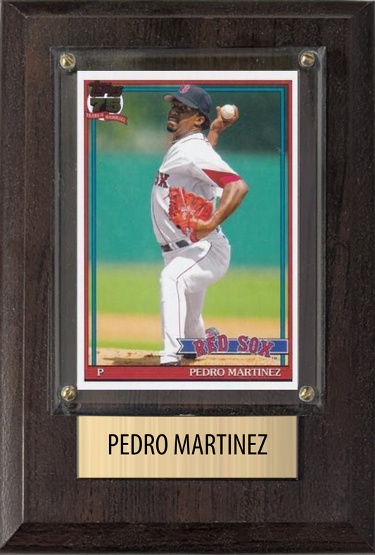 Pedro Martinez 4x6 plaque