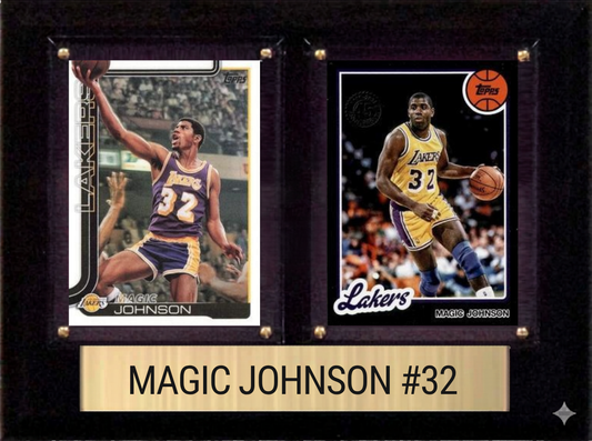 Magic Johnson Los Angeles Lakers Fan Gift Plaque 6x8