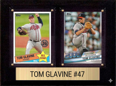 Tom Glavine 6x8 plaque