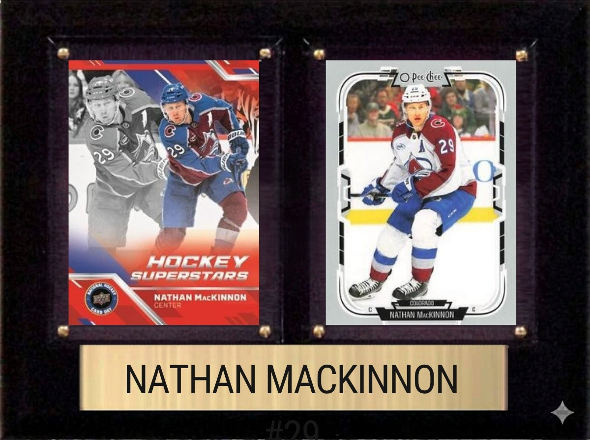 Nathan MacKinnon 6x8 Hockey Card Plaque