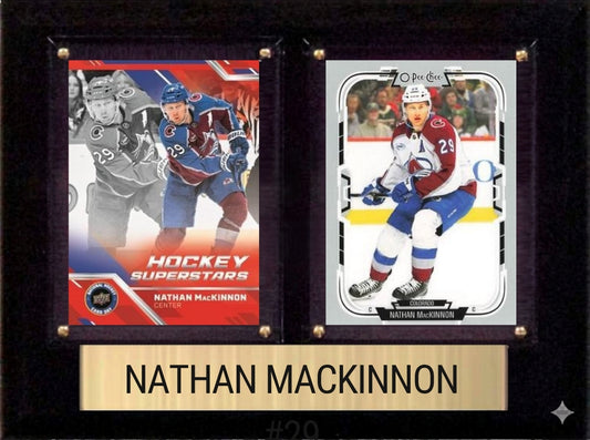 Nathan MacKinnon 6x8 Hockey Card Plaque