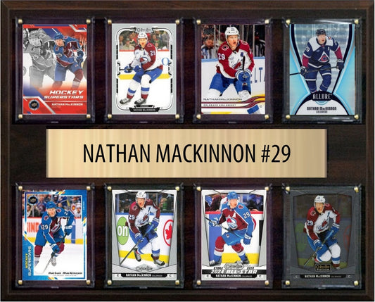 Nathan MacKinnon 12x15 Hockey Card Plaque